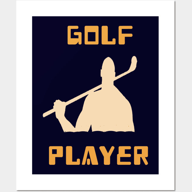 Golf player Game Wall Art by 4wardlabel